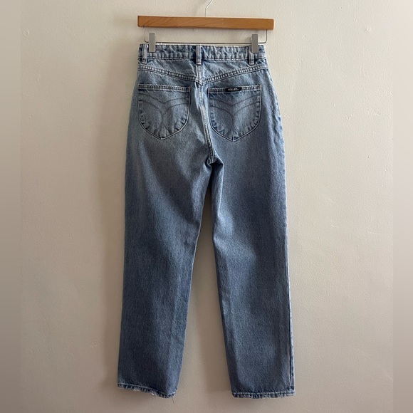 ROLLA’S Size 24 Classic Straight High Rise Regular Fit Denim Jeans - Picture 15 of 16